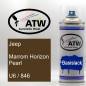 Preview: Jeep, Marrom Horizon Pearl, U6 / 846: 400ml Sprühdose, von ATW Autoteile West.